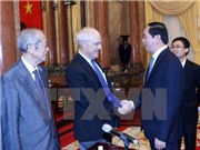 Chủ tịch nước tiếp đoàn Giáo sư đoạt giải Nobel dự "Gặp gỡ Việt Nam"
