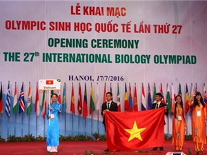 264 học sinh tham dự cuộc thi Olympic Sinh học quốc tế lần 27 tại Việt Nam