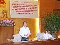 Phó Chủ tịch Quốc hội Phùng Quốc Hiển: Kiến nghị phê bình 12 tỉnh chưa có  báo cáo