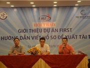 Chia sẻ kinh nghiệm “săn” tài trợ triệu đô  từ dự án FIRST