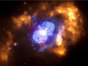 Sửng sốt cảnh gió giật dữ dội trong ngôi sao nặng nhất thiên hà