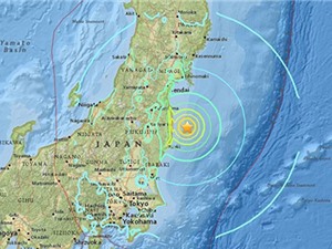 Động đất 7,3 độ Richter gây sóng thần ở Nhật Bản