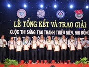 Thừa Thiên - Huế triển khai cuộc thi Sáng tạo thanh, thiếu niên, nhi đồng 