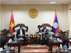 Bộ trưởng Chu Ngọc Anh sang thăm và làm việc tại Lào