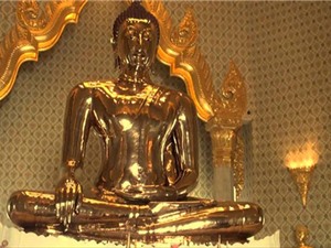 Phát hiện tượng Phật vàng 5,5 tấn nhờ một tai nạn bất ngờ