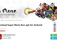 Game Super Mario Run cho điện thoại Android chứa mã độc