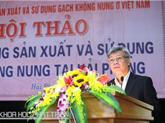 Thứ trưởng Trần Việt Thanh nêu giải pháp để đạt mục tiêu Chương trình phát triển vật liệu xây không nung