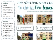 Thử sức cùng khoa học: Tự chế tạo đèn lava