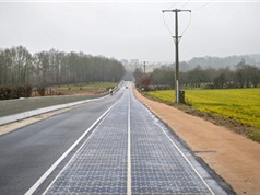 Pháp mở con đường bằng pin mặt trời đầu tiên trên thế giới