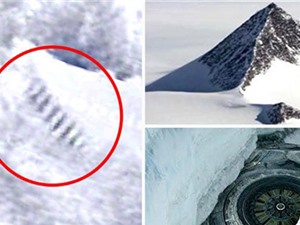 Dấu vết nghi ngờ là bãi đáp của người ngoài hành tinh ở Nam Cực