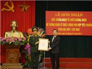 Bộ trưởng Chu Ngọc Anh trao chứng nhận ISO 9001 cho đơn vị quốc phòng