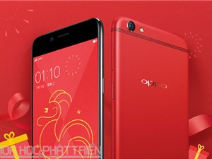 Cận cảnh “chuyên gia selfie” phiên bản màu đỏ của Oppo