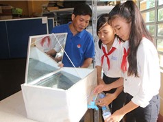 Nữ sinh lớp 8 chế thiết bị lọc nước mặn thành ngọt bằng năng lượng mặt trời