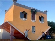 Ngôi nhà lộn ngược "siêu độc" ở Brazil