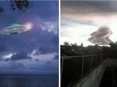 Bí ẩn UFO khổng lồ lơ lửng trên bầu trời khiến người dân phát hoảng