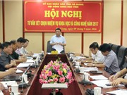 Sở KH&CN Hà Giang thông báo tuyển chọn tổ chức và các nhân chủ trì đề tài KH&CN cấp tỉnh 2017