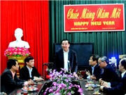 Bộ trưởng Chu Ngọc Anh thăm và làm việc tại tỉnh Hà Nam