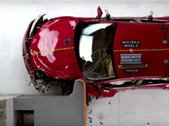 Tesla Model S không được xếp hạng an toàn cao