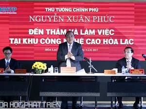 Thủ tướng nêu "công thức" để Khu CNC Hòa Lạc thành công