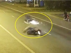 Clip: Vụ tai nạn xe máy “rợn người” ở Đồng Nai 