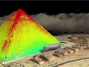 Tiết lộ hình ảnh 3D về cấu trúc bên trong kim tự tháp