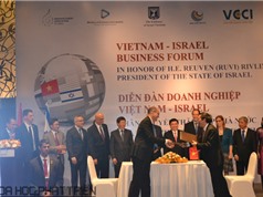 Việt Nam - Israel ký kết hợp tác về đổi mới công nghệ