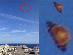 Phát hiện vật thể hình rùa giống UFO trên bầu trời Malta