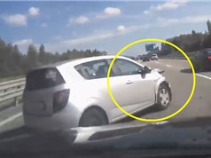 Clip: Xe Chevrolet Spark bị tông vì chuyển làn đường kiểu cắt mặt