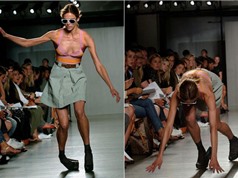 Clip: Những pha “vồ ếch” siêu hài hước của người mẫu trên sàn catwalk