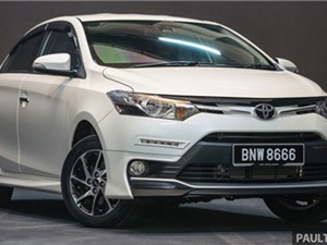 Toyota Vios mới trang bị camera 360 độ xung quanh xe