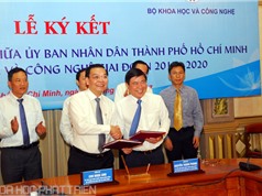 Bộ KH&CN và  UBND TPHCM ký kết chương trình phối hợp hoạt động về KH&CN