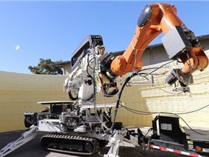 Robot xây xong căn nhà trong 14 tiếng