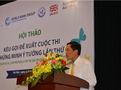 Tìm kiếm các ý tưởng xuất sắc giúp Việt Nam ứng phó với biến đổi khí hậu