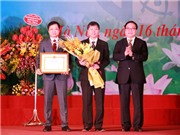 Sở KH&CN Hà Nội nhận cờ thi đua của Bộ KH&CN