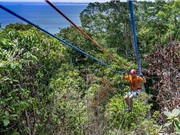 Đu zipline ngắm đảo thiên đường Koh Rong từ trên cao
