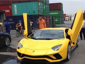 Siêu phẩm Lamborghini Aventador S đầu tiên về Việt Nam