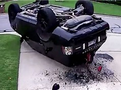 Clip: Nhận “cái kết đắng” vì trổ tài điều khiển xe Range Rover