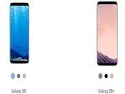 Samsung bổ sung 3 màu mới cho Galaxy S8, S8 Plus
