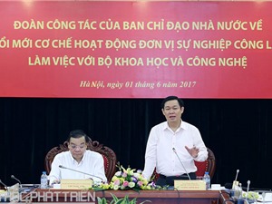 Phó Thủ tướng Vương Đình Huệ: Cần nâng cao năng lực các tổ chức KH&CN công lập