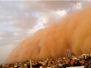 Bão cát màu đỏ nuốt chửng thủ đô Sudan