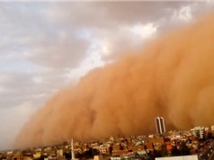 Bão cát màu đỏ nuốt chửng thủ đô Sudan