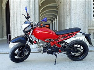 Honda Wave độ theo phong cách Ducati của nữ biker Đà Lạt