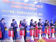 Hàng nghìn máy móc cơ khí được giới thiệu tại CA – MEXPO Vietnam 2017
