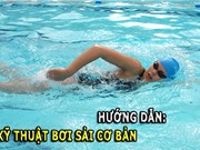Clip: Hướng dẫn kỹ thuật bơi sải cơ bản
