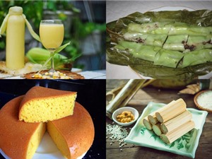 Món ngon trong tuần: Bánh răng bừa, sữa đậu đỏ, cơm lam, bánh bông lan