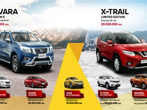 Bảng giá xe Nissan tháng 7/2017: Nhiều xáo trộn