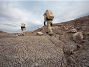 Mô phỏng môi trường sao Hỏa trên sa mạc đá