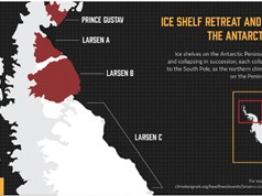 Tảng băng 1.000 tỷ tấn tách khỏi Nam Cực