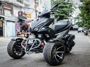 Yamaha NVX độ 3 bánh độc đáo tại Việt Nam