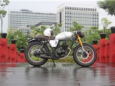Xe côn tay Suzuki 125 phân khối độ phong cách cổ điển của thợ Việt